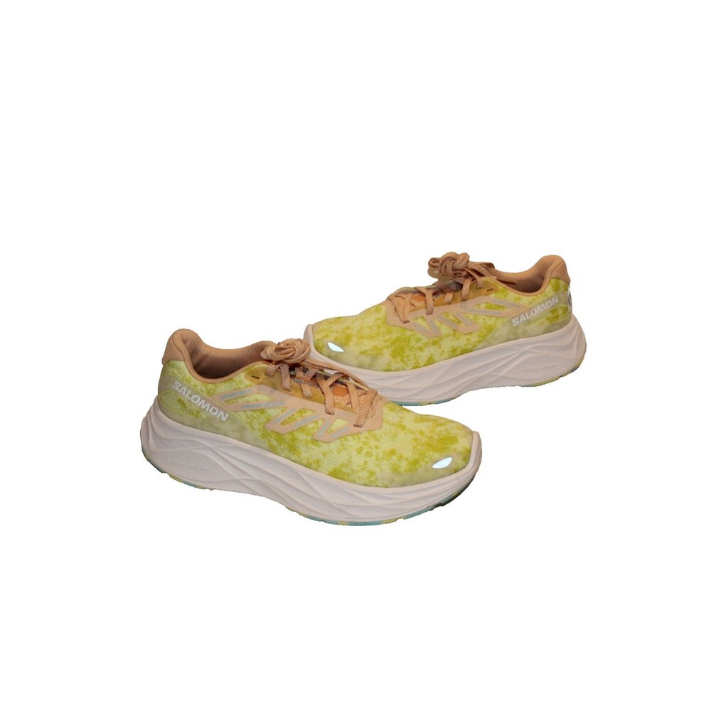 Salomon Aero Glide 2 Shoes Women's Sz 8.5 Yellow Athletic Sneakers NWOT